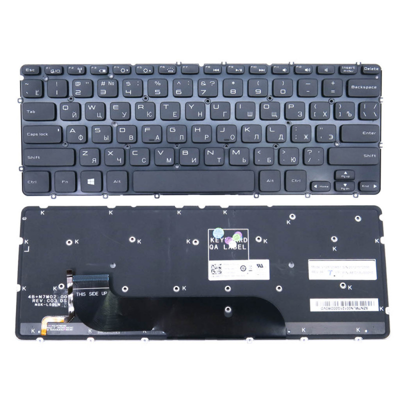 Клавиатура для DELL XPS 12 L221x XPS 139333 L321x L322x
