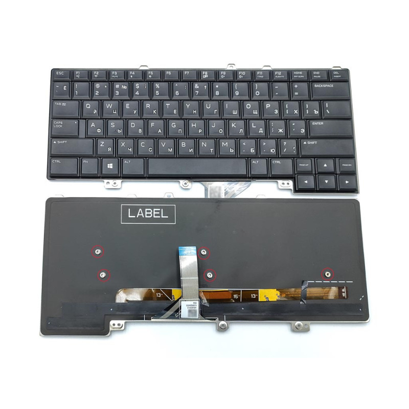 Клавіатура для DELL Alienware 15 R3 R4 0GWXT2 GWXT2 0KYM7R Клавіатура для DELL Alienware 15 R3 R4 0GWXT2 GWXT2 0KYM7R