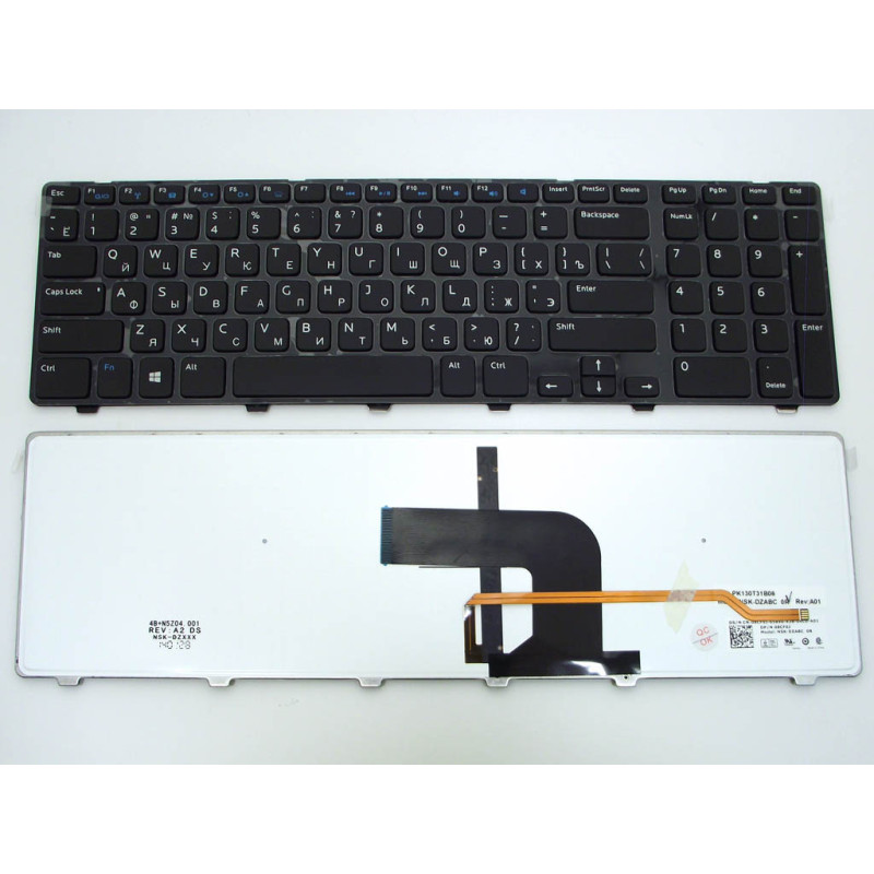 Клавіатура для DELL Inspiron 17R 3721 3737 5721 5737 0KK7X9 Клавіатура для DELL Inspiron 17R 3721 3737 5721 5737 0KK7X9