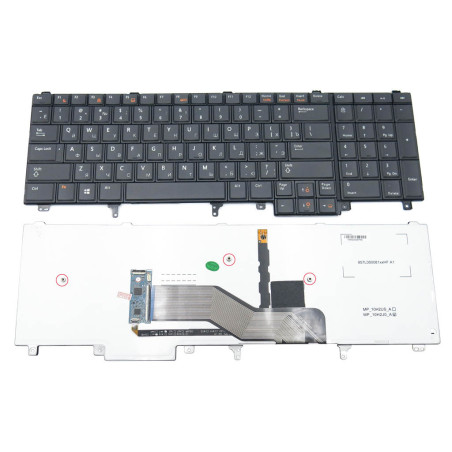 Клавиатура для DELL Latitude E6520 E5520 E5530 E6530 E6540 M4700 M6700 E5520M Precision M4600 M6600 M6800 550110900 10J13SU NSK