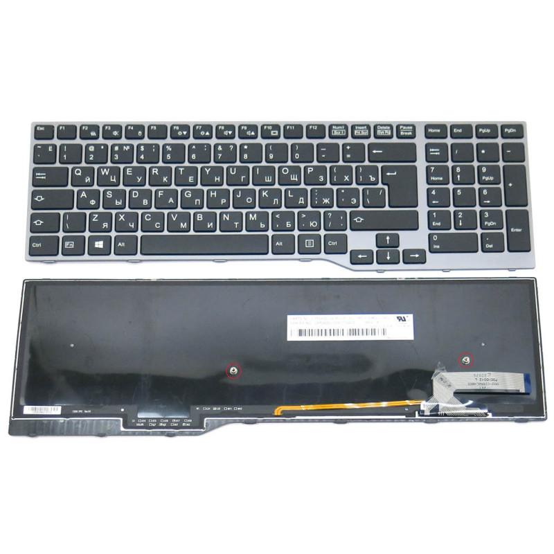 Клавиатура для Fujitsu Lifebook E753 E754 E756 E554 E556 CP629312-03 CP629312