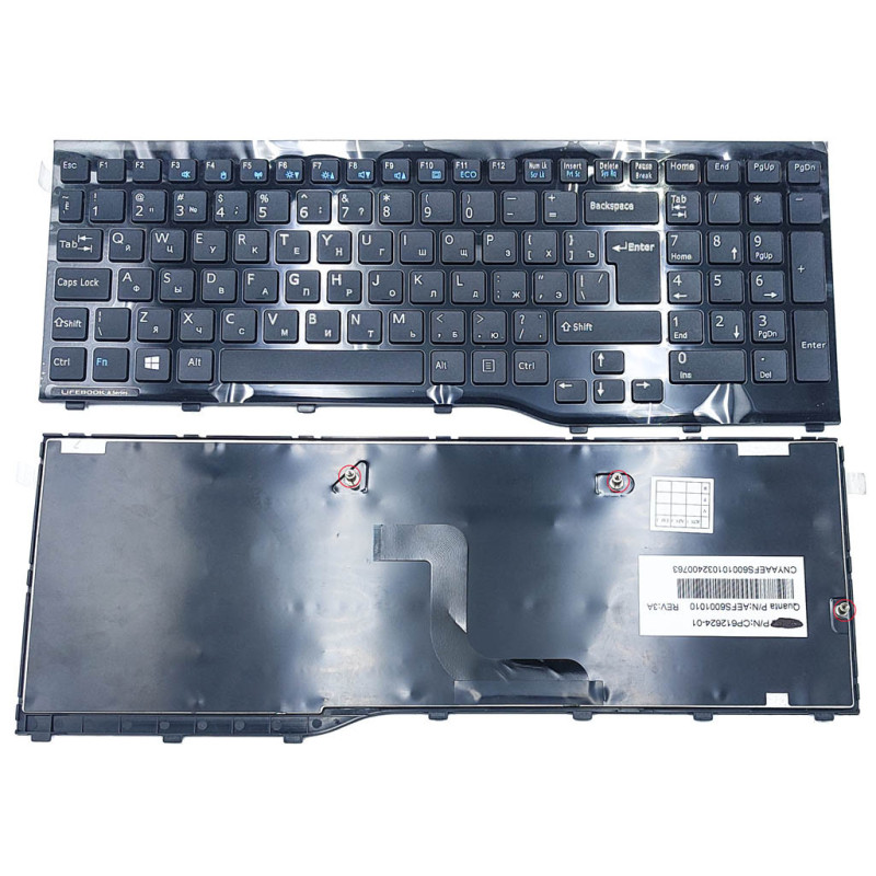 Клавиатура для Fujitsu Lifebook AH552 CP581751-01 CP611954-01 CP612624-01 AEFS6001010 CP612624 CP611954 CP581751 Клавиатура для Fujitsu Lifebook AH552 CP581751-01 CP611954-01 CP612624-01 AEFS6001010 CP612624 CP611954 CP581751
