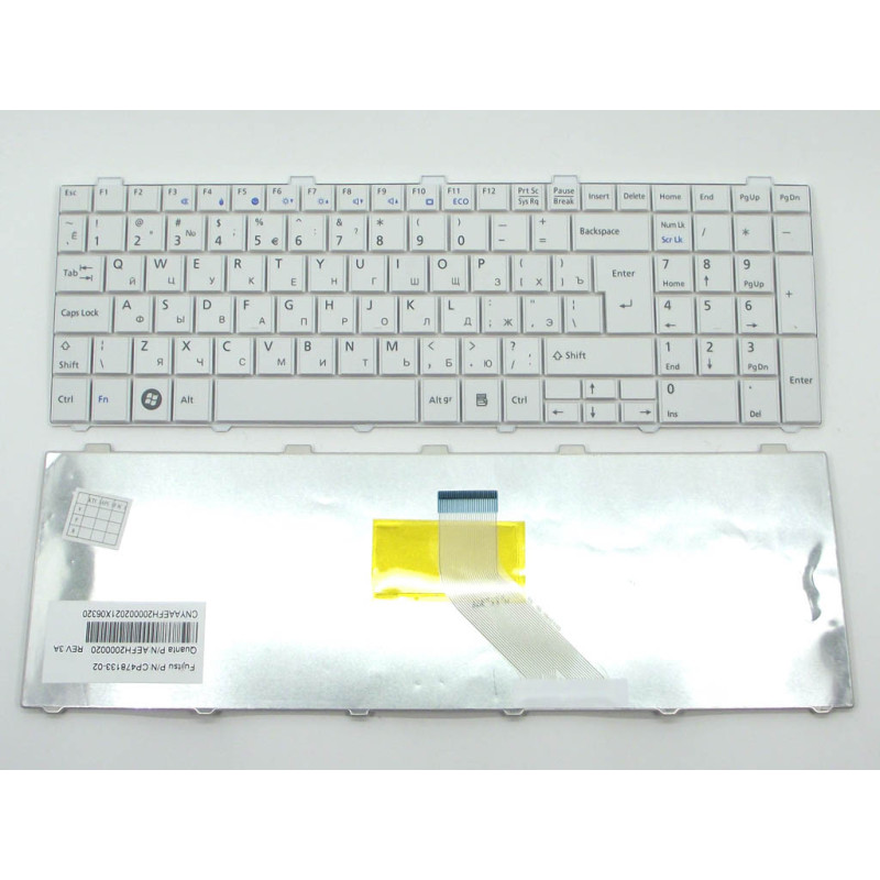 Клавиатура для Fujitsu Lifebook A530 A531 AH512 AH530 AH531 NH751