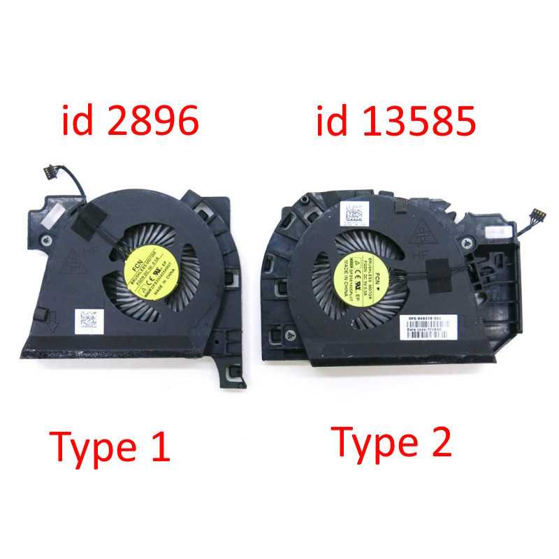 Вентилятор кулер для HP ZBook 17 G3 848377-001 848378-001 848377-001 848378 001 DC28000H0F0 DFS561405PL0T 848377 001
