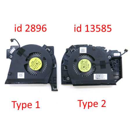 Вентилятор кулер для HP ZBook 17 G3 848377-001 848378-001 848377-001 848378 001 DC28000H0F0 DFS561405PL0T 848377 001