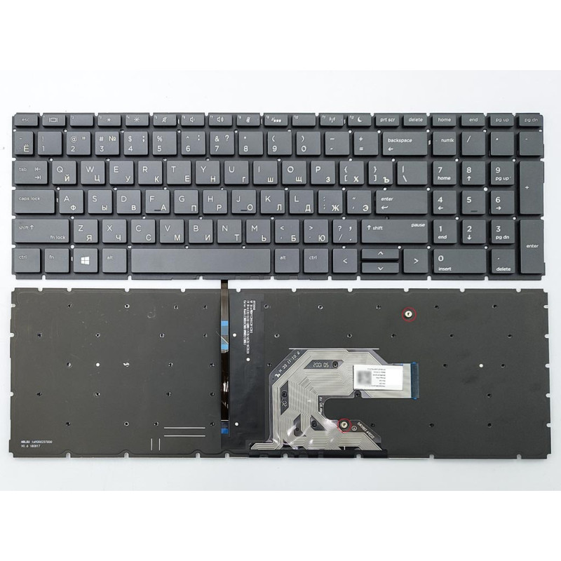 Клавиатура для HP ProBook 450 G6 G7 455 926601-001 901658-001 926601 901658 001