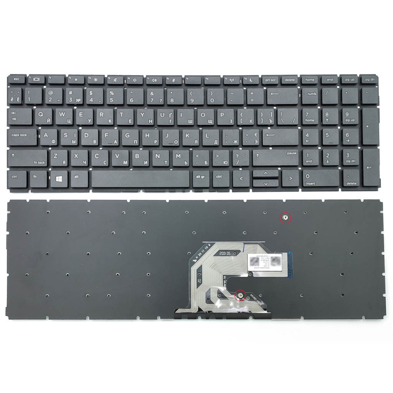 Клавиатура для HP ProBook 450 G6 G7 455 HSN-Q17C-5 L45091-B31 L45091-031 L45091-001 L45090-001 L45091 L45090 Q17C HSN B31 001