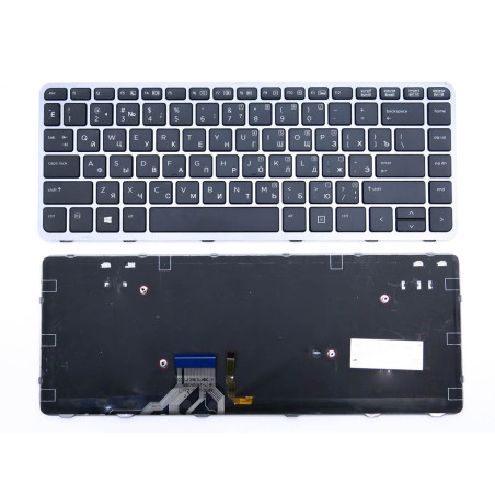 Клавиатура для HP EliteBook Folio 1040 G1 G2 739563-001 739563001 739563 001
