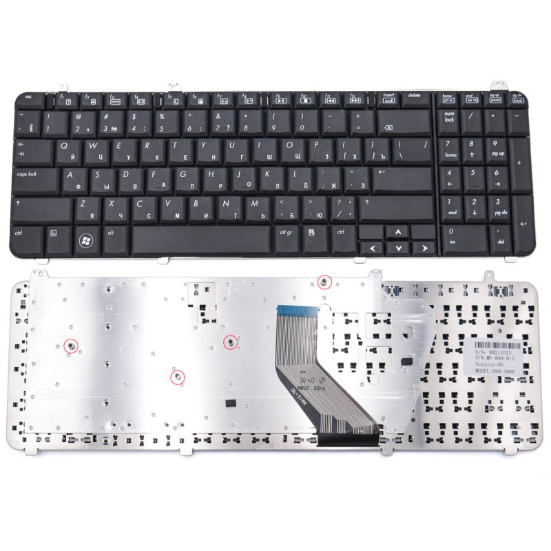 Клавиатура для HP 9J.N0Y82.H01 9J.N0Y82.H0R 9J.N0Y82.H1D 9J.N0Y82.M01 9J.N0Y82.P1D 9J.N0Y82.P0R 9J.N0Y82.P01 AEUT3R00040 530580