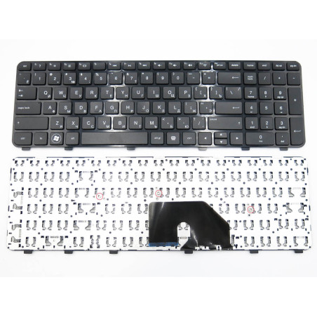 Клавиатура для HP 665937251 640436031 NSKHW0US 9Z.N6DUS.00R 90.4RH07.L0R 90.4RH07.S0R 904RH07L0R 904RH07S0R V122603AS1 SG48900X