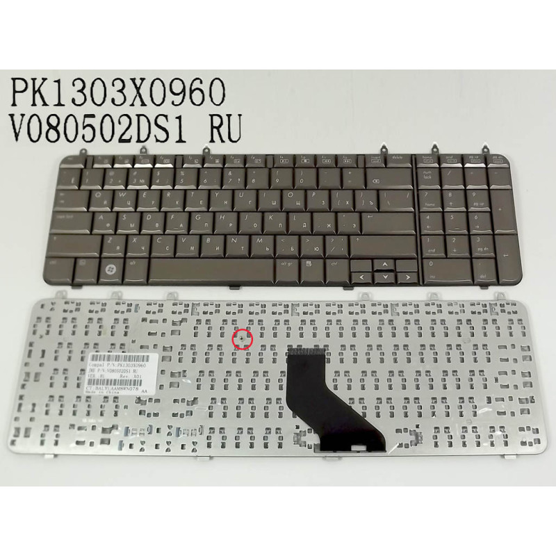 Клавиатура для HP 9J.N0L82.101 9J.N0L82.301 9J.N0L82.10R 9J.N0L82.W01 AEUT5U00010 NSKH8101 NSKH810R NSKH8301 PK1303W0100 1195er