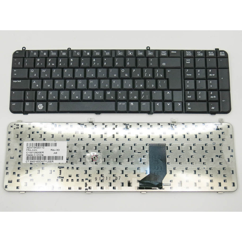 Клавиатура для HP 002-06703L-A02 3A.N8901.001 432976-001 441541-001 441541-281 55CH0014 NSK-H6101 6037B0019301 9J.N8982.101 11D Клавиатура для HP 002-06703L-A02 3A.N8901.001 432976-001 441541-001 441541-281 55CH0014 NSK-H6101 6037B0019301 9J.N8982.101 11D