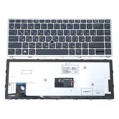 Клавиатура для HP EliteBook Folio 9470M 9480M 702843-001 697685-B31 697685-251 702843-251 702843 697685 251 B31 001