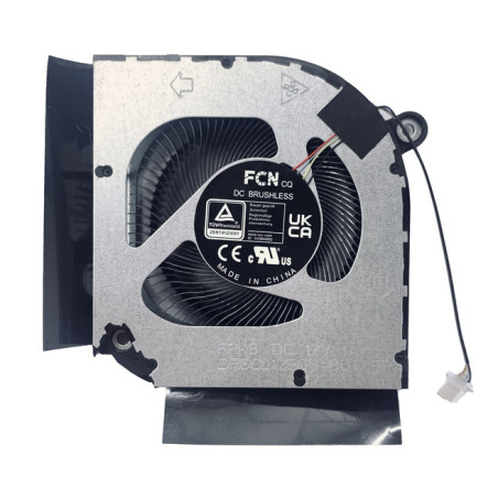 Вентилятор Acer GPU fan 12V Predator Helios 300 PH315-55 PH317-56 DFSCL12E06486T 23.QGPN2.002 23.QGVN2.001 DC2800110F