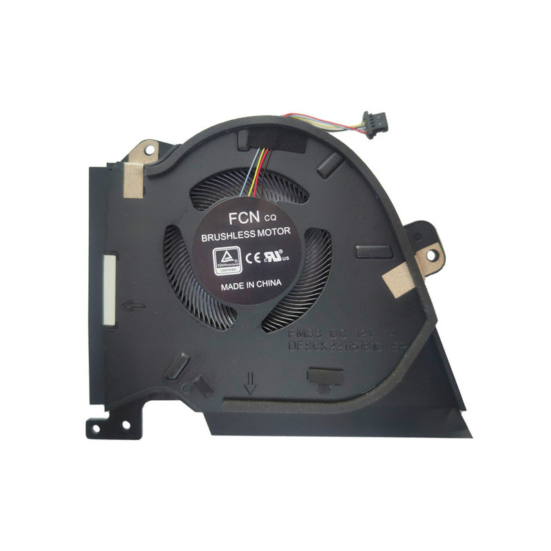 Вентилятор 12V Asus ROG Zephyrus Duo 15 GX550 CPU Fan 13NR02Z0P09011 DFSCK22105182D FMB8 13NR02Z0P09011 DF22222222151