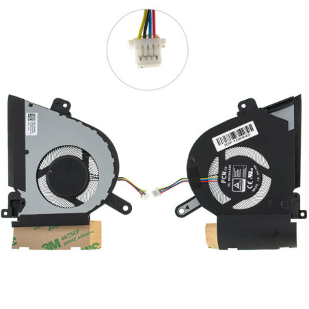 Вентилятор Asus СPU fan 12V TUF Dash F15 FX516 GPU RTX3070 FX516PC FX516PE FX516PM 13NR0760P01011 DFSCK221151817