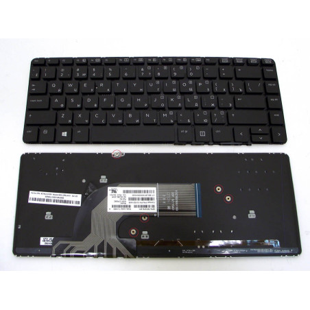 Клавиатура для HP ProBook 440 G0 G1 445 430 NSK-CP0SW 9Z.N9JSW.00R 639396 251 59200-XAA 711588 767470 767476 SN8125 V139430AS1