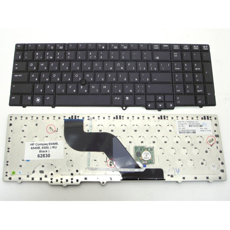 Клавиатура для HP Probook 6540B 6545B 6550B NSK-HHM0R 9Z.N3F82.M0R 609877 63770046701 V103202BS1 V103226BS1 09A73SU PK1307E1C06