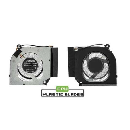 Вентилятор 12V Acer Predator PH16-71 PH16-72 PH18-71 PH18-72 PHN16-71 PHN16-72 PHN18-71 СPU Plastic ver EG75091S1-C1