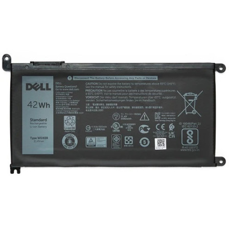 Батарея WDX0R Dell Inspiron 3580 5568 5575 5578 7579 Vostro 3500 3580 3500mAh FW8KR Y3F7Y CYMGM T2JX4 3CRH3 WDX0R 8YPRW