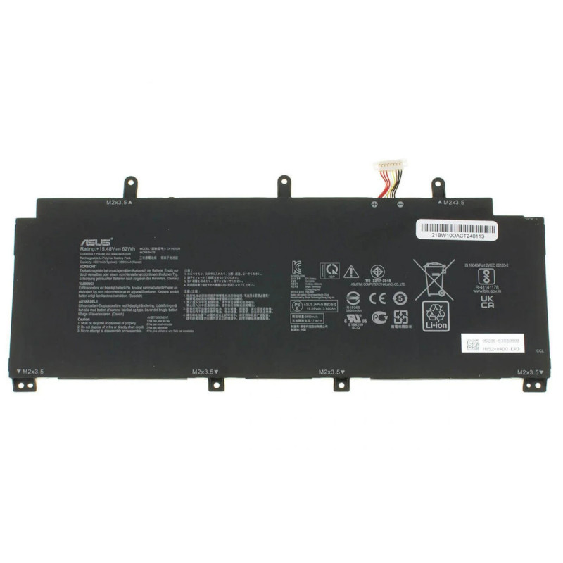 Батарея C41N2009 15.48V 62Wh 3890 4007mAh ASUS ROG Flow GV301QE GV301QC GV301RE GV301RA GV301QH GV301RC 0B200-03850000 Батарея C41N2009 15.48V 62Wh 3890 4007mAh ASUS ROG Flow GV301QE GV301QC GV301RE GV301RA GV301QH GV301RC 0B200-03850000