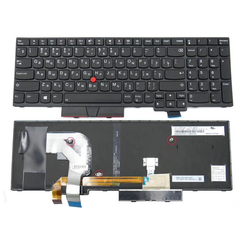 Клавиатура для Lenovo Thinkpad T570 T580 P51S P52S Клавиатура для Lenovo Thinkpad T570 T580 P51S P52S