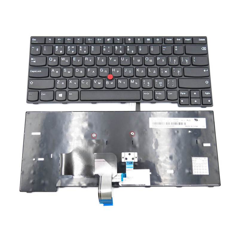 Клавиатура для Lenovo Thinkpad E470 E470C E475 01AX094 SN20K93258