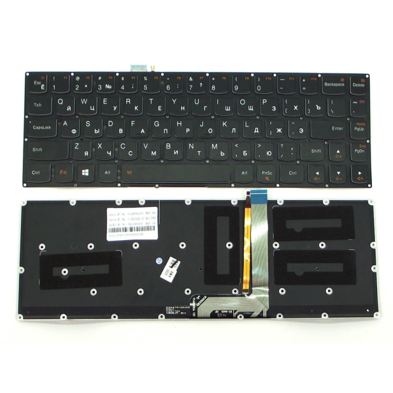 Клавиатура для LENOVO YOGA3 Pro 13 1370 SN20F66305 V-148520AS1-US 148520AS1