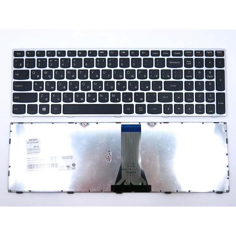 Клавиатура для LENOVO IdeaPad G50 30 45 70 80 Z50-70 Z50-75 Flex 2-15 Z70 B50 B70-80 E41-80 E50-70 E50-80 E51-80 Z41-70 Z51-70