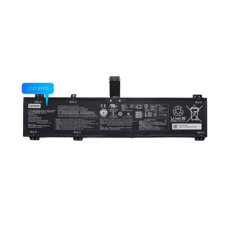 Батарея L22C4PC0 15.44V 80Wh 5182mAh Lenovo ThinkBook 16P G4 IRH 16P G5 IRX Legion Pro 5 16IRX8 16ARX8 16IRX9 7 16IRX8H
