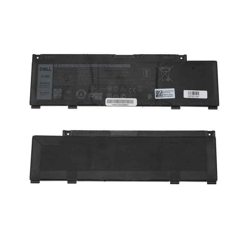 Батарея 266J9 11.4V 51Wh 4255mAh Dell Inspiron 5490 5498 G3 3500 G3 3590 G5 5500 G5 SE 5505 0M4GWP 0266J9 0415CG 0PN1VN