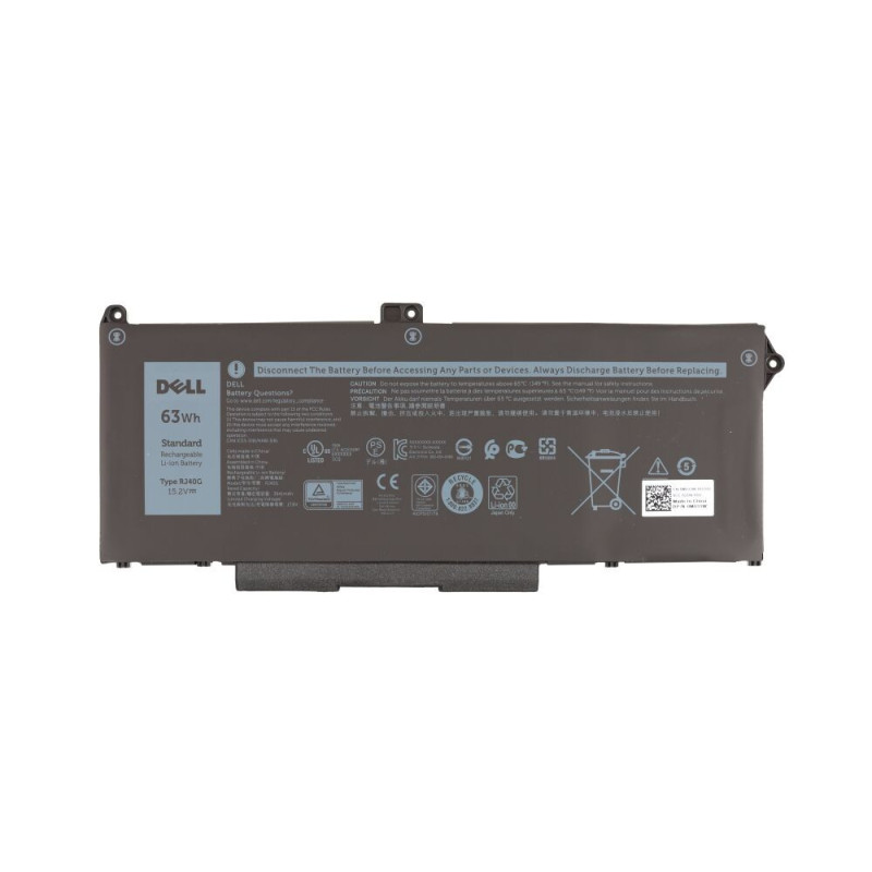 Батарея RJ40G 15.2V 63Wh 3941mAh Dell Latitude 5420 5520 Precision 1K2CF 01K2CF 075X16 WY9DX 0WK3F1 0M3KCN 005R42