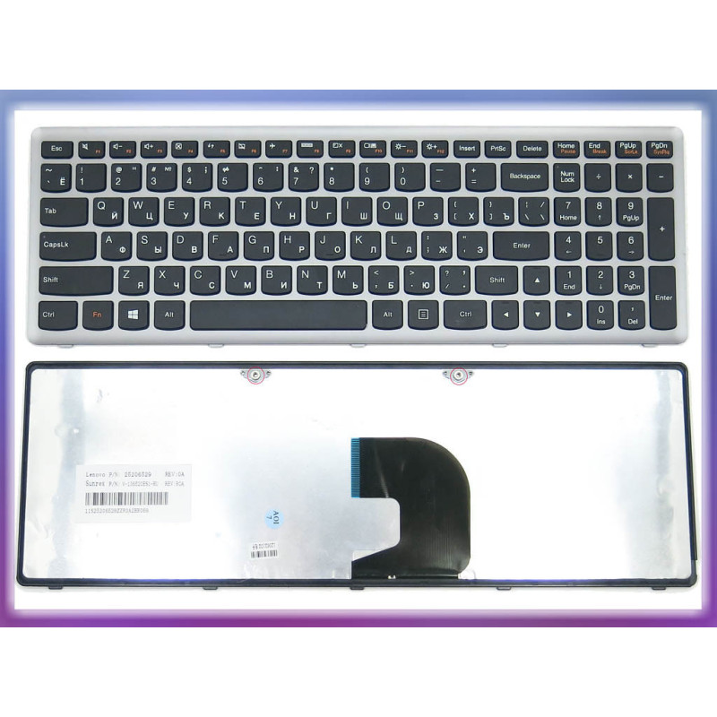 Клавиатура для LENOVO IdeaPad Z500 Z500A Z500G P500 25-206237 25206237 T6F1 PK130SY1F00 9Z.N8RSC.40R NSK-BF4SC 206409 25206409 Клавиатура для LENOVO IdeaPad Z500 Z500A Z500G P500 25-206237 25206237 T6F1 PK130SY1F00 9Z.N8RSC.40R NSK-BF4SC 206409 25206409