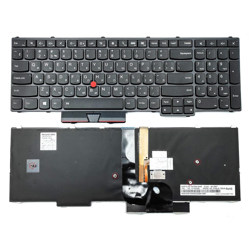 Клавиатура для Lenovo Thinkpad P50 P51 P70 P71 Клавиатура для Lenovo Thinkpad P50 P51 P70 P71