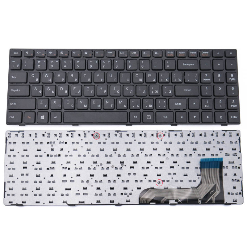 Клавиатура для LENOVO IdeaPad 100-15IBY 100-15IB B50-10 25-214785 25214785 NB-99-6385H-LB-00-RU NSK-BQ0SN 5N20K25414 NSK-BR0SN