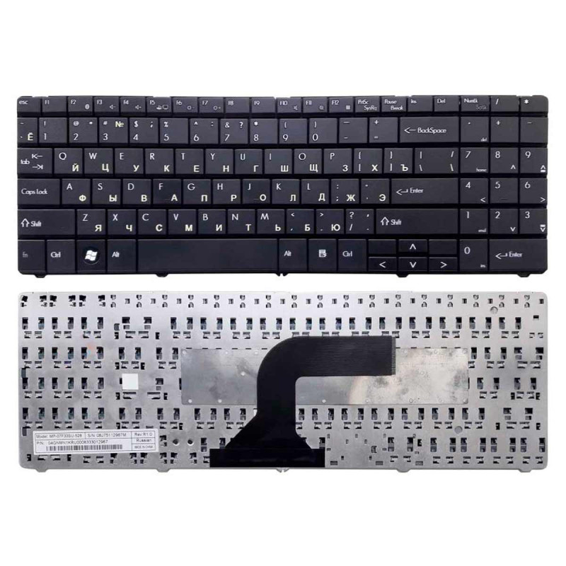 Клавиатура Packard Bell Easynote ST85 ST86 MT85 MP-07F33SU-528 MP07F33SU528 04GNM1KRU0008293 RU Клавиатура Packard Bell Easynote ST85 ST86 MT85 MP-07F33SU-528 MP07F33SU528 04GNM1KRU0008293 RU