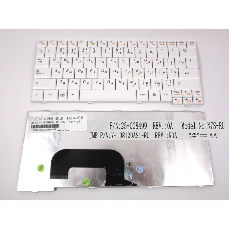 Клавиатура LENOVO IdeaPad S12 25008399 25 008393 008499 008399 008418 008421 N7S-RU N7S-US 108120AS1 V108120AS1 MP-08K13SU-6861 Клавиатура LENOVO IdeaPad S12 25008399 25 008393 008499 008399 008418 008421 N7S-RU N7S-US 108120AS1 V108120AS1 MP-08K13SU-6861