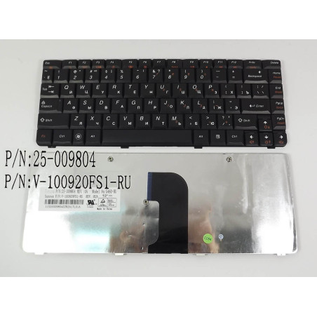 Клавіатура для LENOVO IdeaPad G460 G460E G465 25-009804 25009804 G460-RU N2L-RU 9Z.N5JSN.00R NSK-B30SN V-100920FS1-RU N5JSN NSK