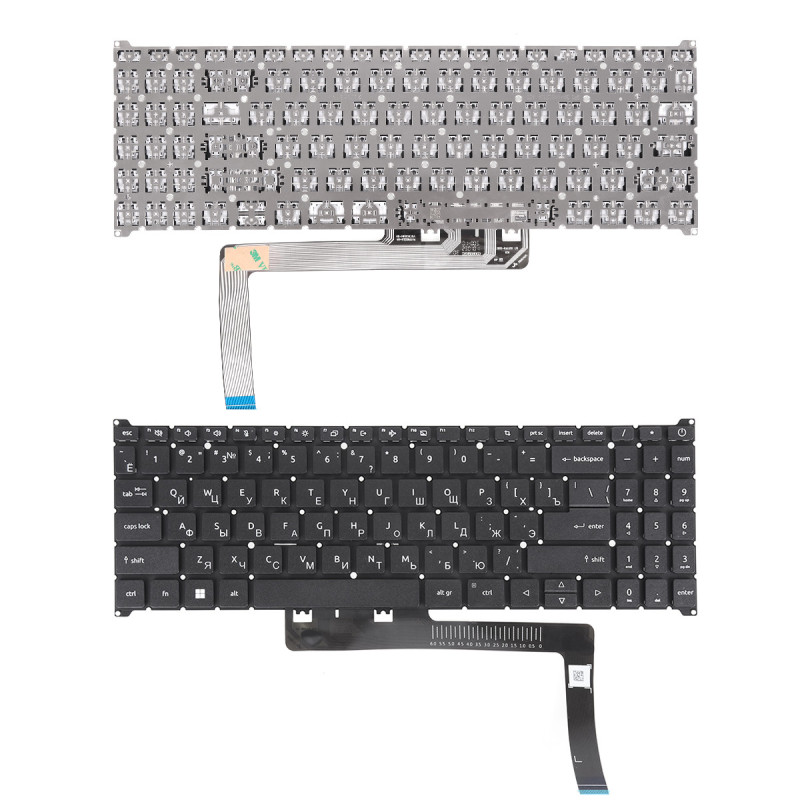 Клавіатура Acer Aspire A315-59 A315-59G A515-57 A515-57G S50-54 A715-51G A715-76 N22C6 N22Q3 6B.K6WN2.005 6B.K3BN2.00