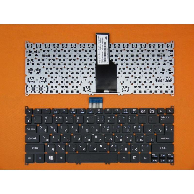 Клавіатура Acer Aspire S3-391 S3-951 S5-391 V5-121 V5-131 One 725 756 TravelMate B113 B115 90.4BT07.S0R 9Z.N7WPW.00R Клавіатура Acer Aspire S3-391 S3-951 S5-391 V5-121 V5-131 One 725 756 TravelMate B113 B115 90.4BT07.S0R 9Z.N7WPW.00R