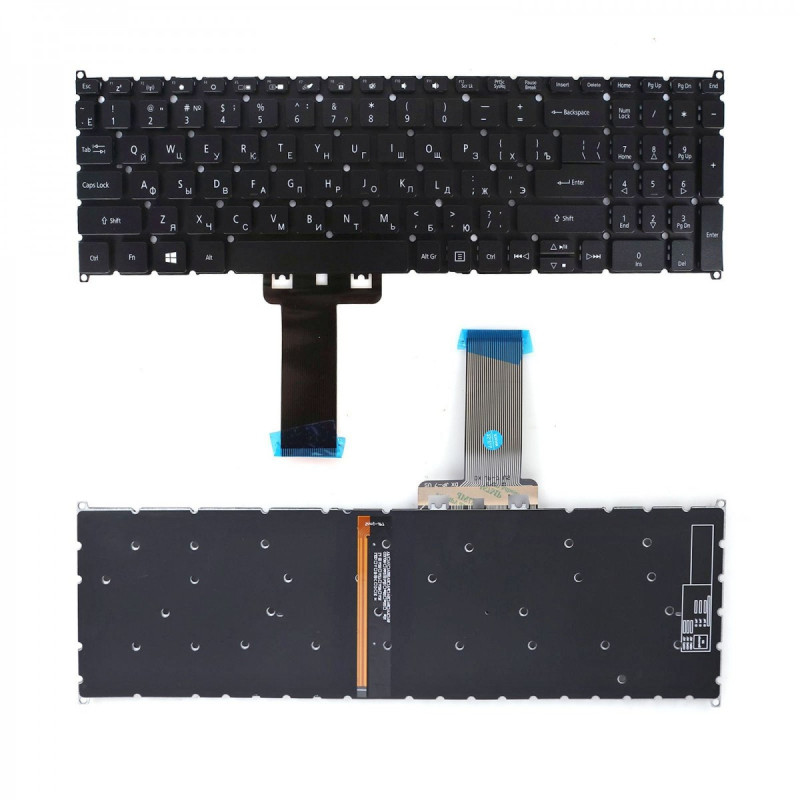 Клавіатура Acer Spin SP515-51N SP515-51GN SV05P_A80BWL NKI1513128 PK132Y21A00 6B.GSFN1.009 6B.GTQN1.009 RU UA