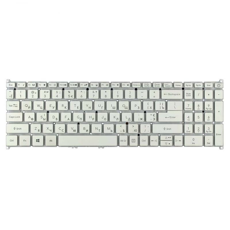 Клавіатура Acer Spin SP515-51N SP515-51GN SV05P_A80BWL NKI1513128 PK132Y21A00 6B.GSFN1.009 6B.GTQN1.009 SV05P_T80WAL