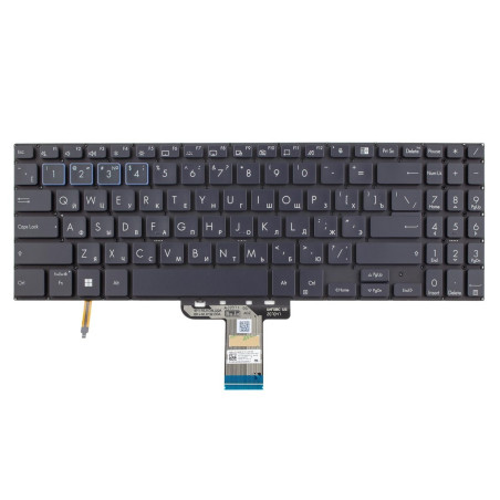 Клавиатура Asus ExpertBook B1500 B1508 P1550 PX555 BW150 NSK-UAF0BC 9Z.NLKBC.00R PK1340V1A05 B1500CDA BA1500CDA