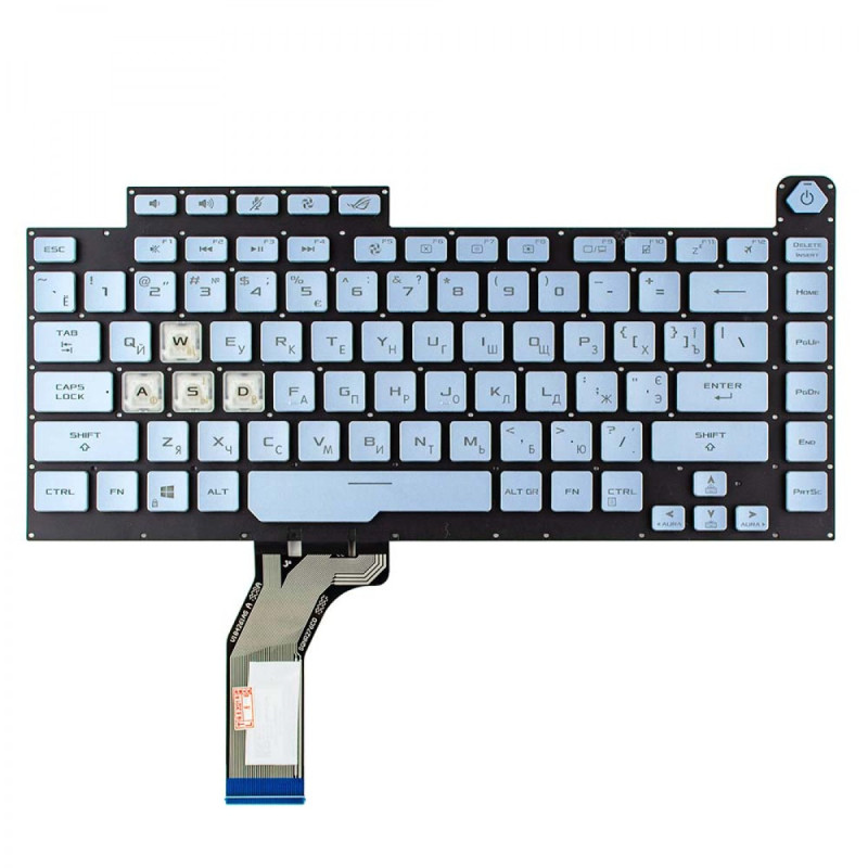 Клавиатура Asus G531GU GL531GU PX531GU G531GD G531GT 90NR01J3-R32US0 90NR01J3-R32RU0 90NR01J3-R32UA0 6037B0203701