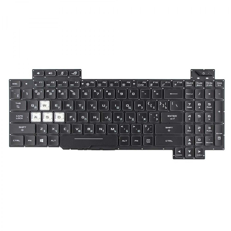 Клавиатура Asus G715GV G715GW GL704GV GL704GW 90NR00M1-R31RU0 90NR00M1-R31UI0 90NR00M1-R31UA0 90NR00M1-R31 V170162JS1
