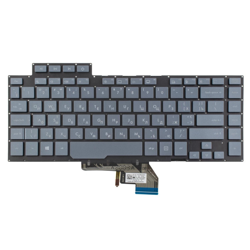 Клавиатура Asus Pro Art Studio Book Pro 15 W500GV W500G5T 6037B0202930 0KNR0-461XWB00 V184626EE3 90NB0PW1-R31US0