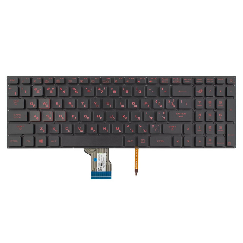 Клавиатура Asus ROG GL502VM GL502VS GL502VT GL502VY GL702VS GL702V V156230ES1 0KNB0-6615US00 V156262AS V156230ES3 0KN