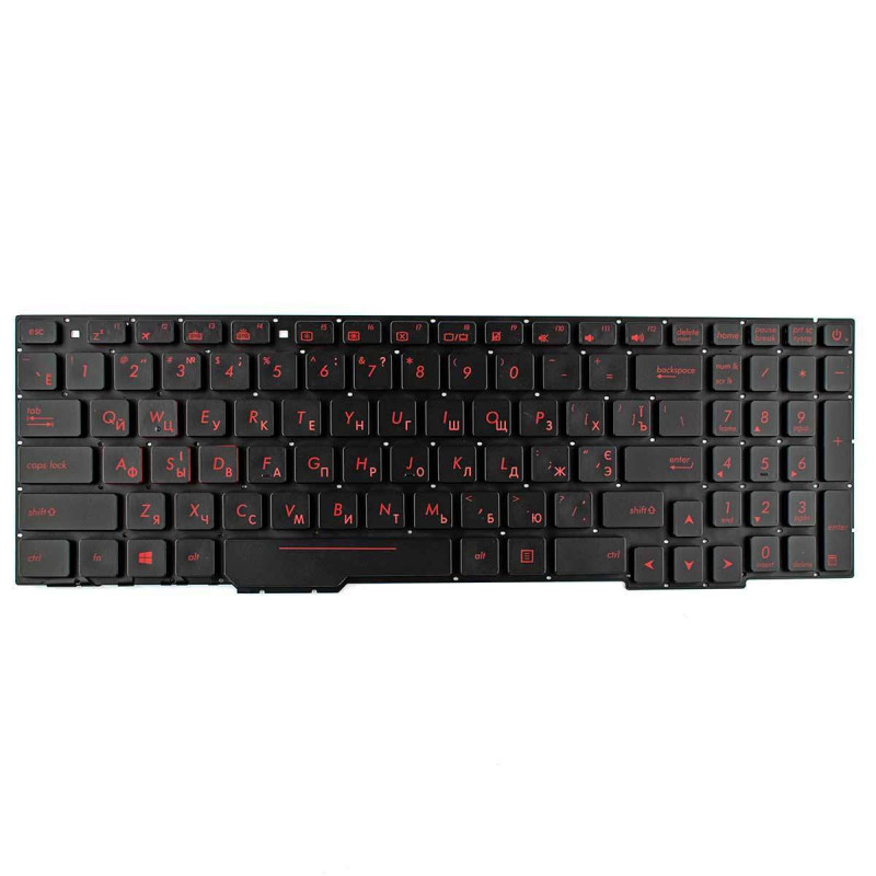 Клавиатура Asus ROG gl553 fx753 fx553 zx553 GL553VD GL553 GL553VW GL753VE GL753VD FX553VD ZX553VD 6674US00 SX156362AS