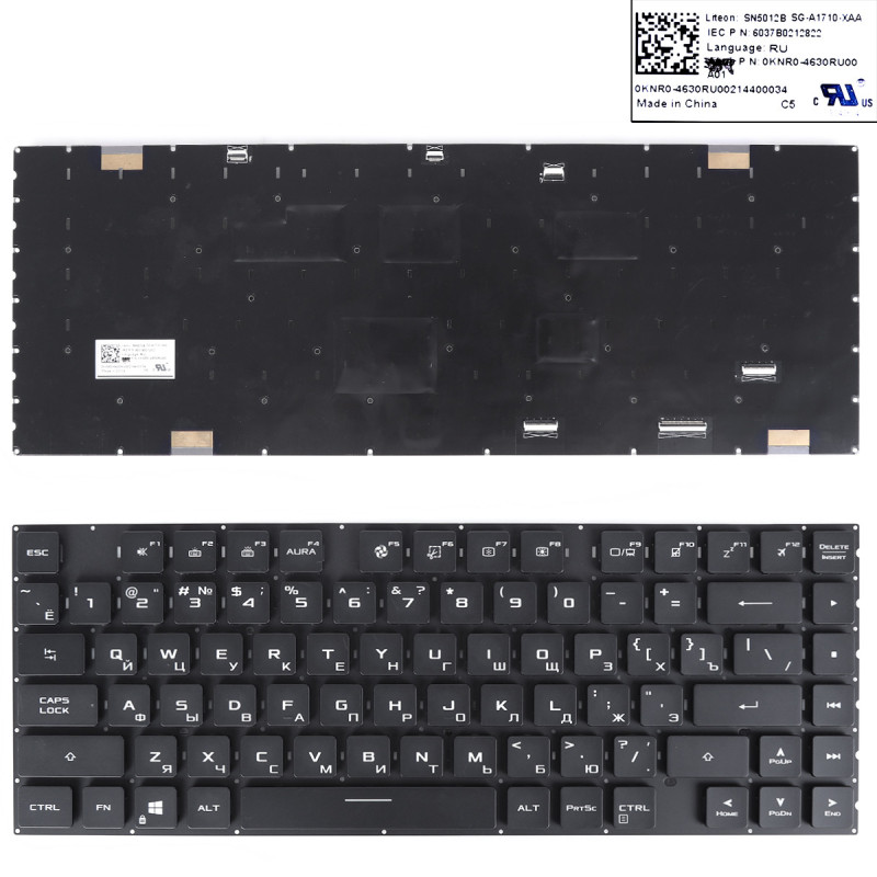 Клавиатура Asus Rog Strix Scar 15 Gaming G533QM G533QR G533QS 6037B0212822 0KNR0-4630RU00 90NR0541-R31US0 90NR0541-R3 Клавиатура Asus Rog Strix Scar 15 Gaming G533QM G533QR G533QS 6037B0212822 0KNR0-4630RU00 90NR0541-R31US0 90NR0541-R3