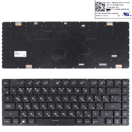 Клавиатура Asus Rog Strix Scar 15 Gaming G533QM G533QR G533QS 6037B0212822 0KNR0-4630RU00 90NR0541-R31US0 90NR0541-R3